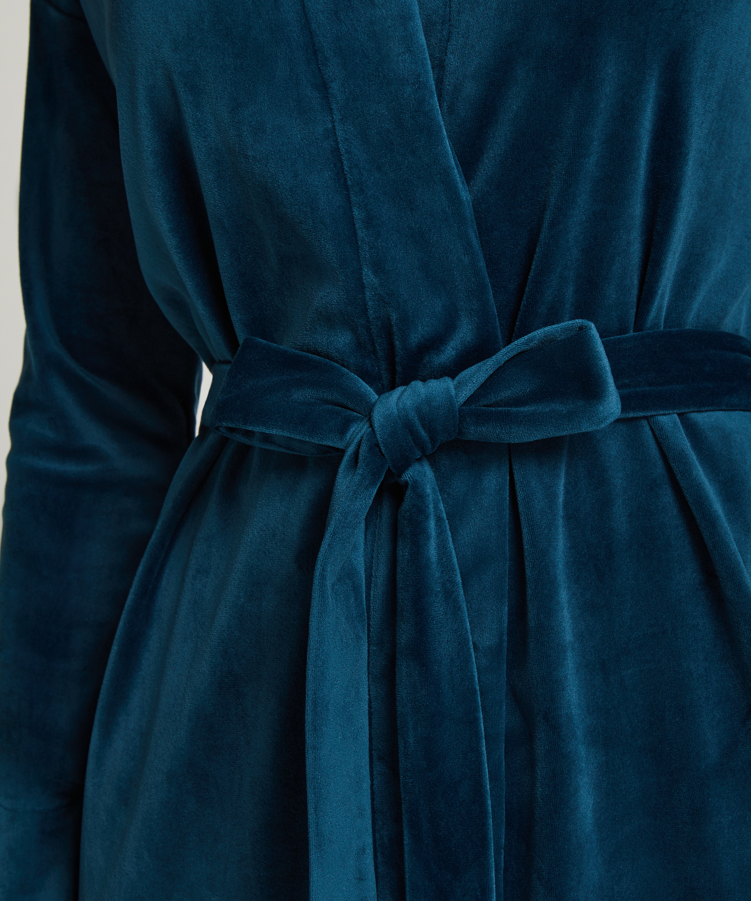Velours Bathrobe, Blue, main