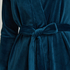 Velours Bathrobe, Blue