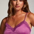 Velours Lace Cami Top, Purple