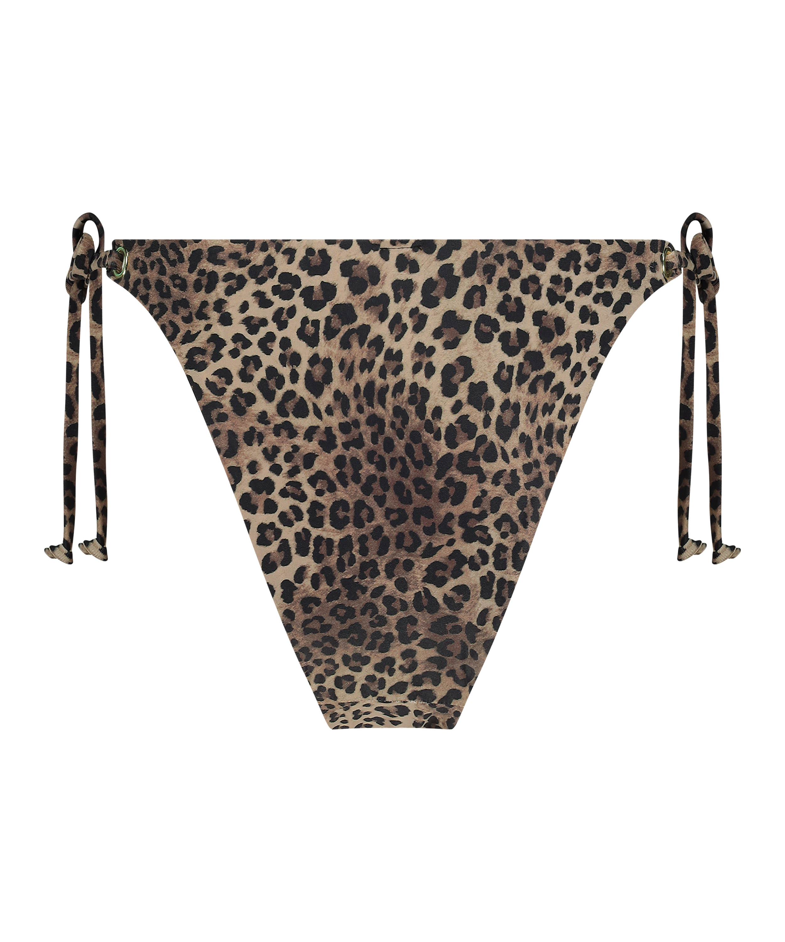 Cannes Cheeky Tanga Bikini Bottoms, Brown, main