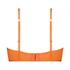 Sexy mesh longline bralette, Orange