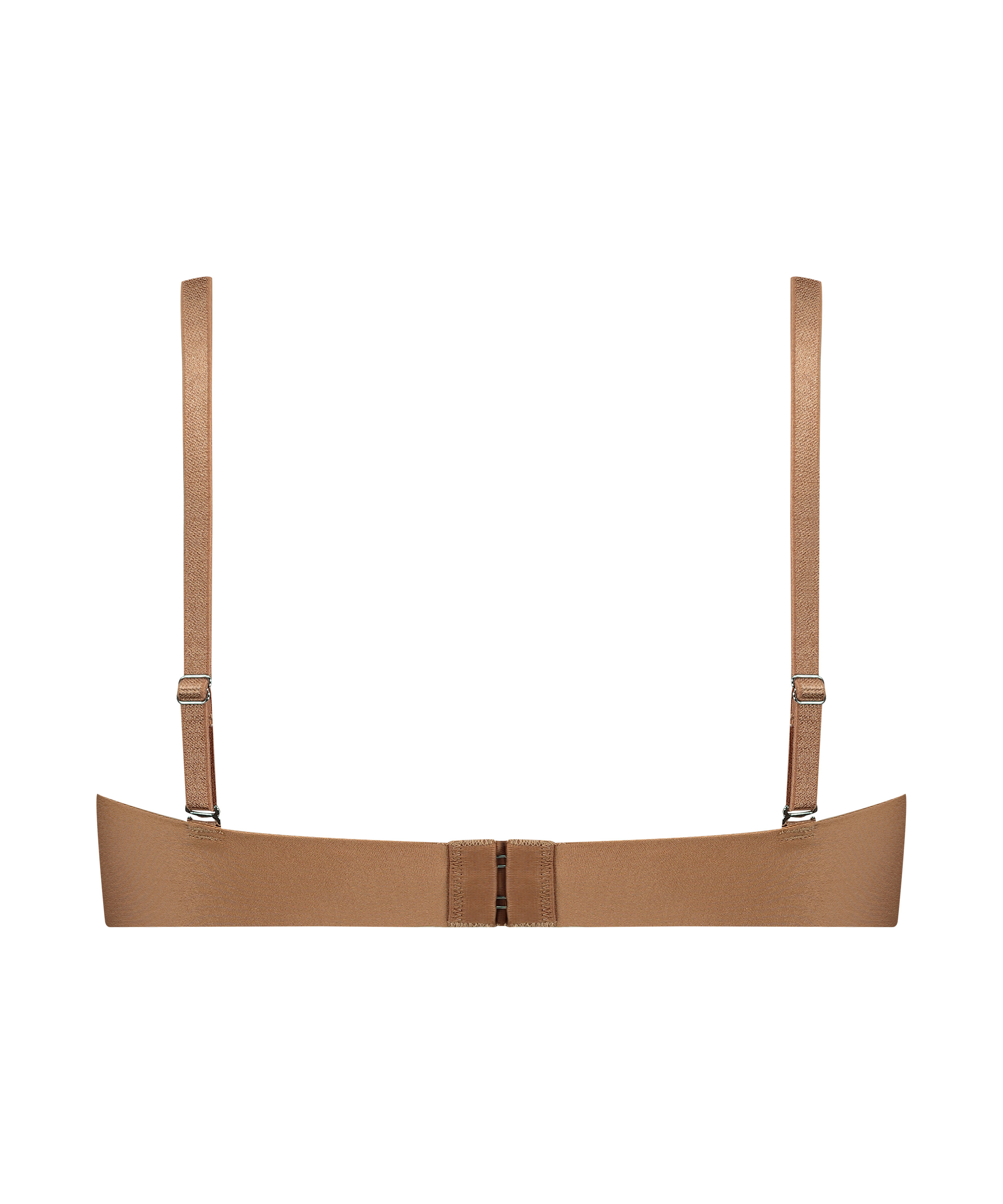 Jane Padded Underwired Strapless Bra, Brown, main