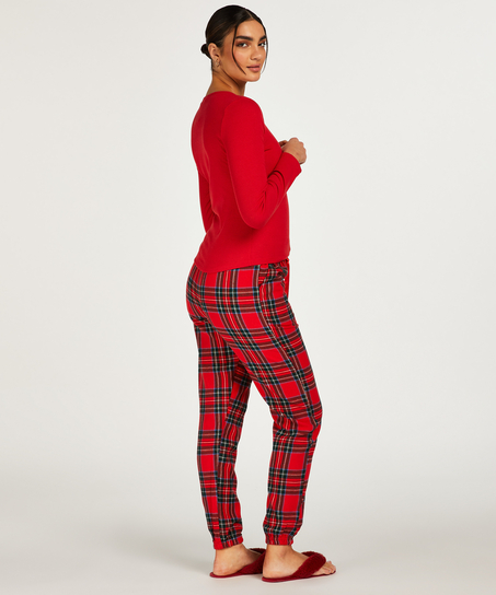 Petite Flannel Pyjama Pants, Red