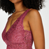 Modal Lace Slip Dress, Pink