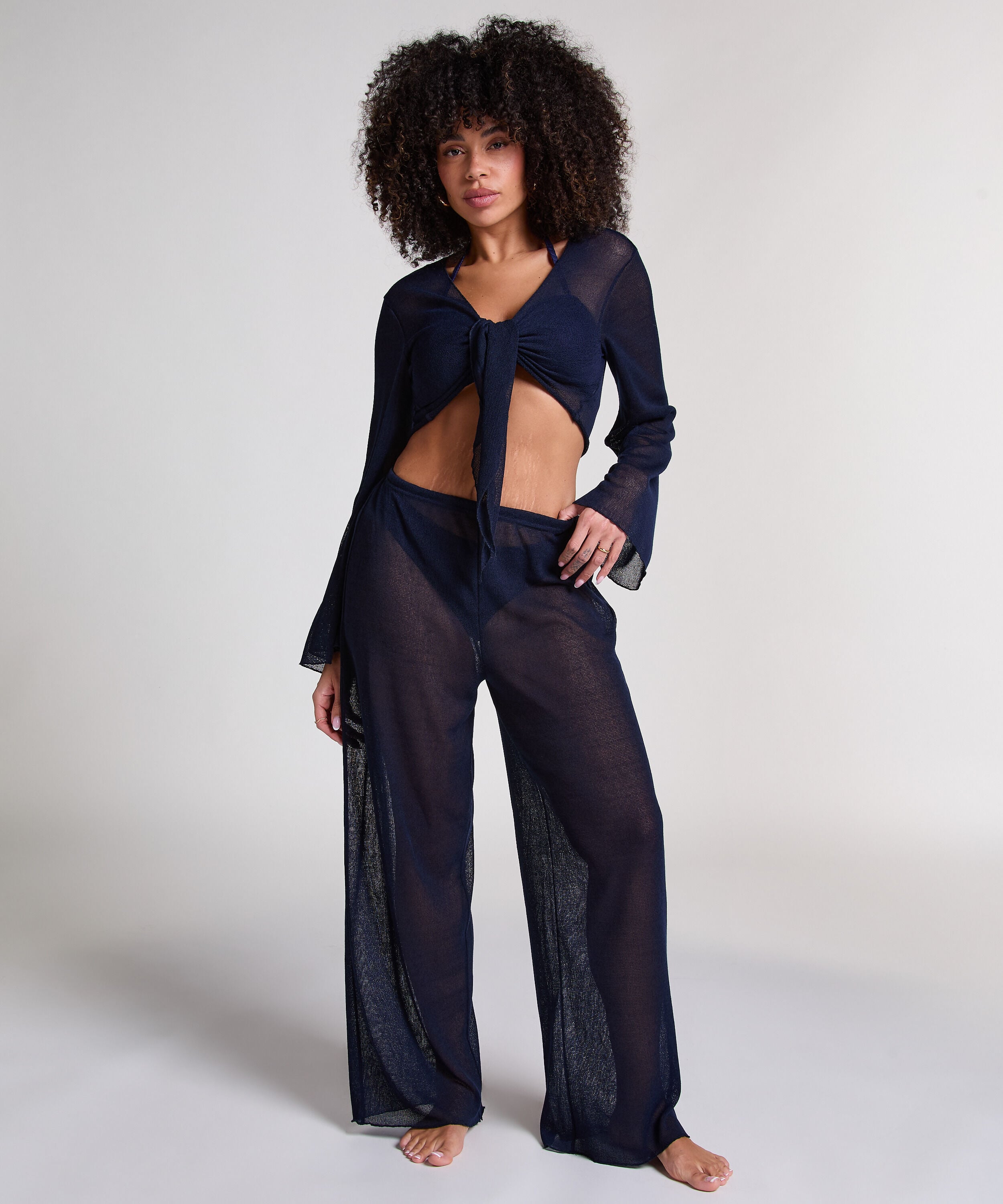 Beach Knit Pant, Blue