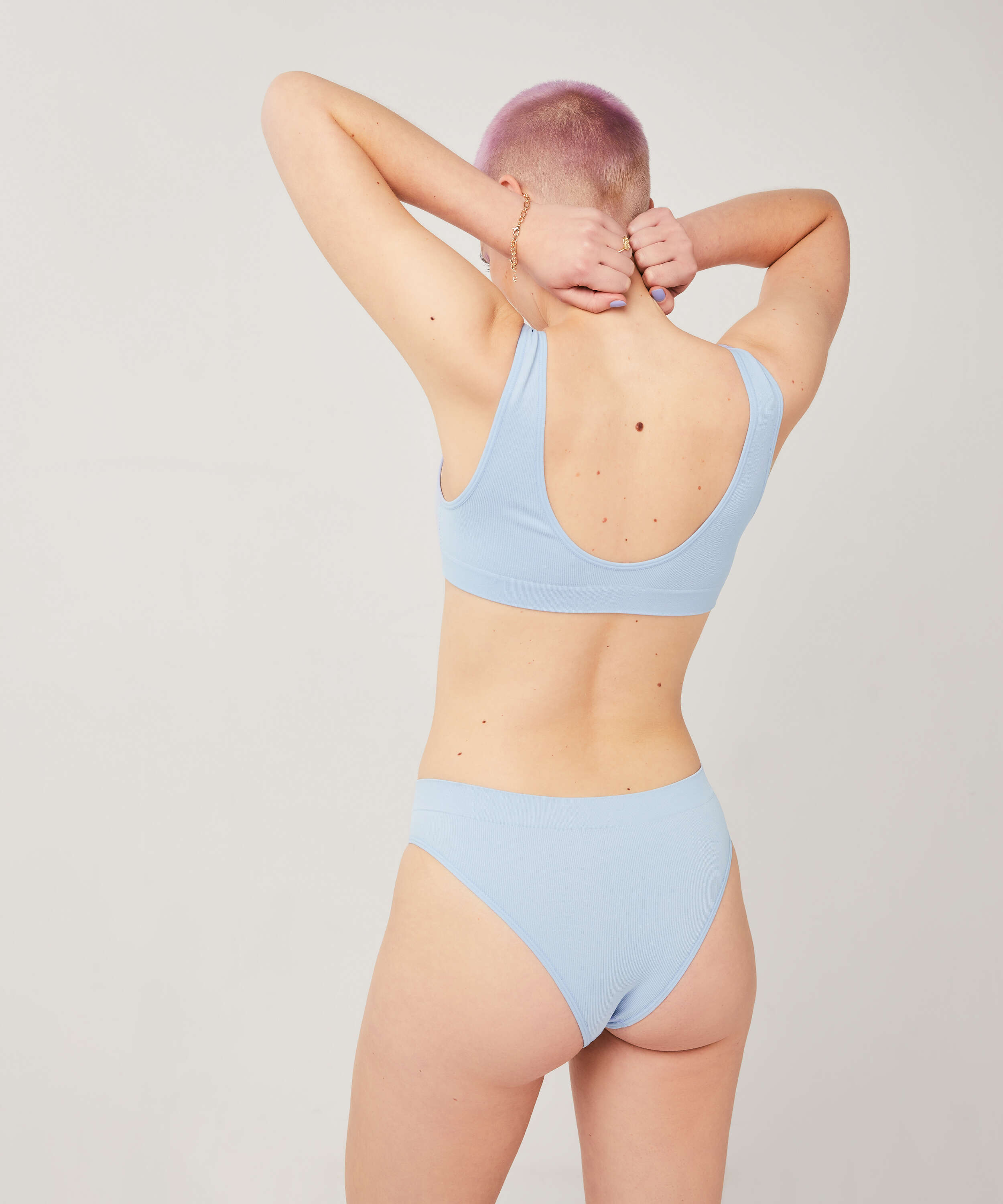 Bae Bralette, Blue, main