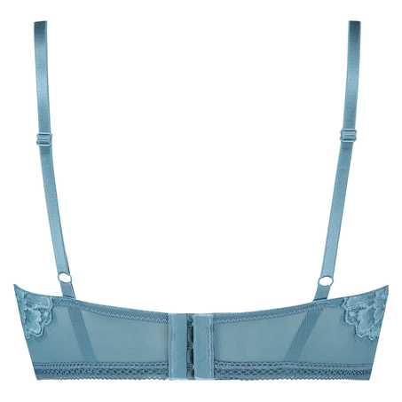 Lotte Padded Longline Underwired Bra, Blue