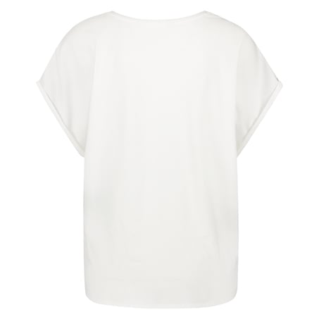 Short Sleep Pyjama Top, White