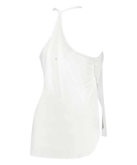 HKMX loose fit tank top, White