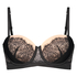Elsa Padded Strapless Underwired Bra, Black