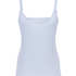 Pointelle Singlet, Blue