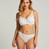 Nina Non-Padded Underwired Minimizer Bra, White