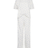 Pyjama Set Cotton Jersey Long, White