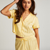 Satin Pyjama Set, Yellow
