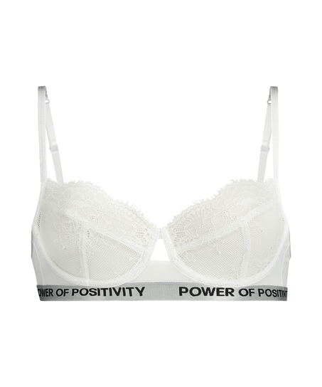 Honey Non-Padded Underwired Bra, White