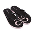 Bow Flip-Flops, Black
