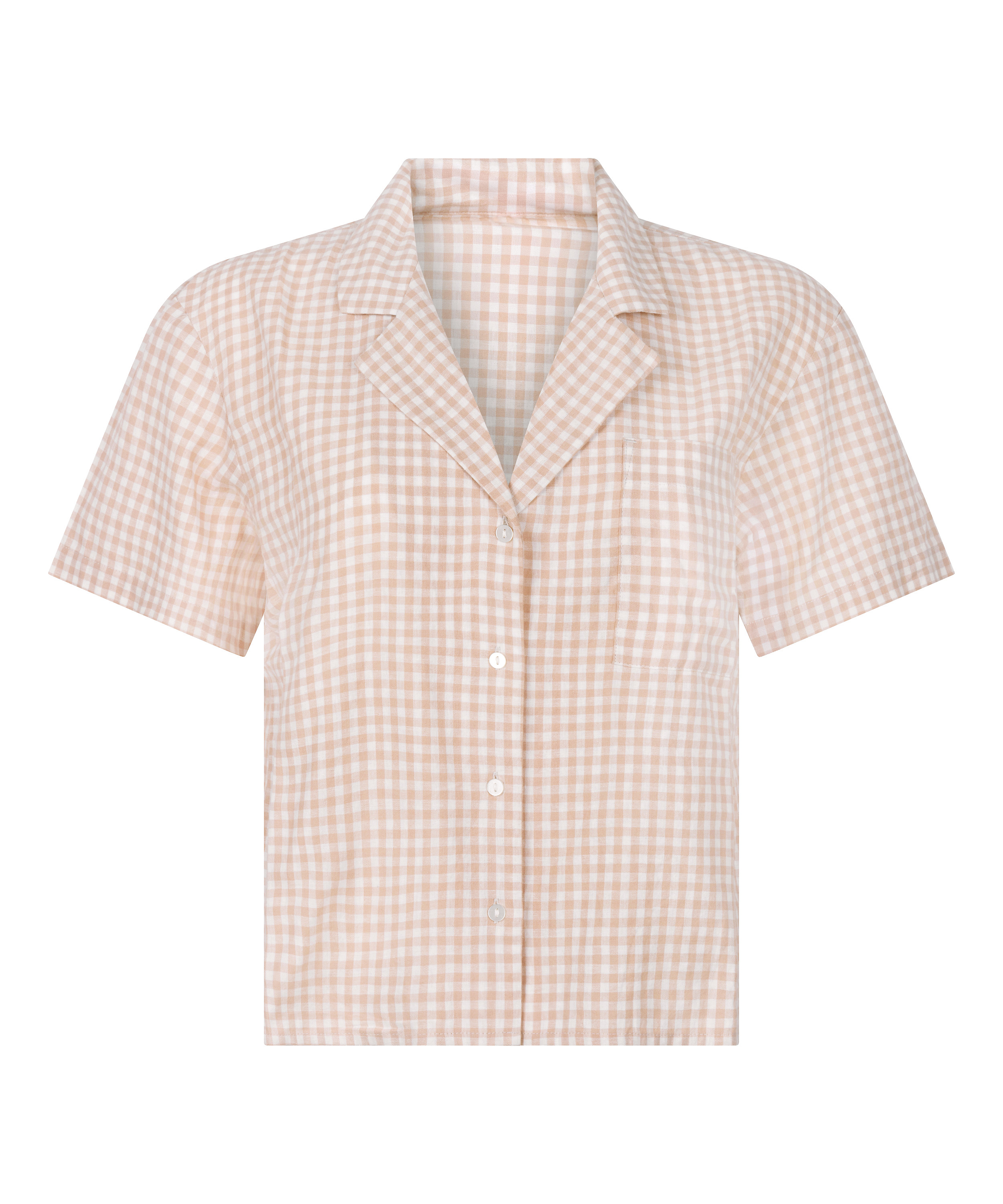 Jacket Linen Check, Beige, main