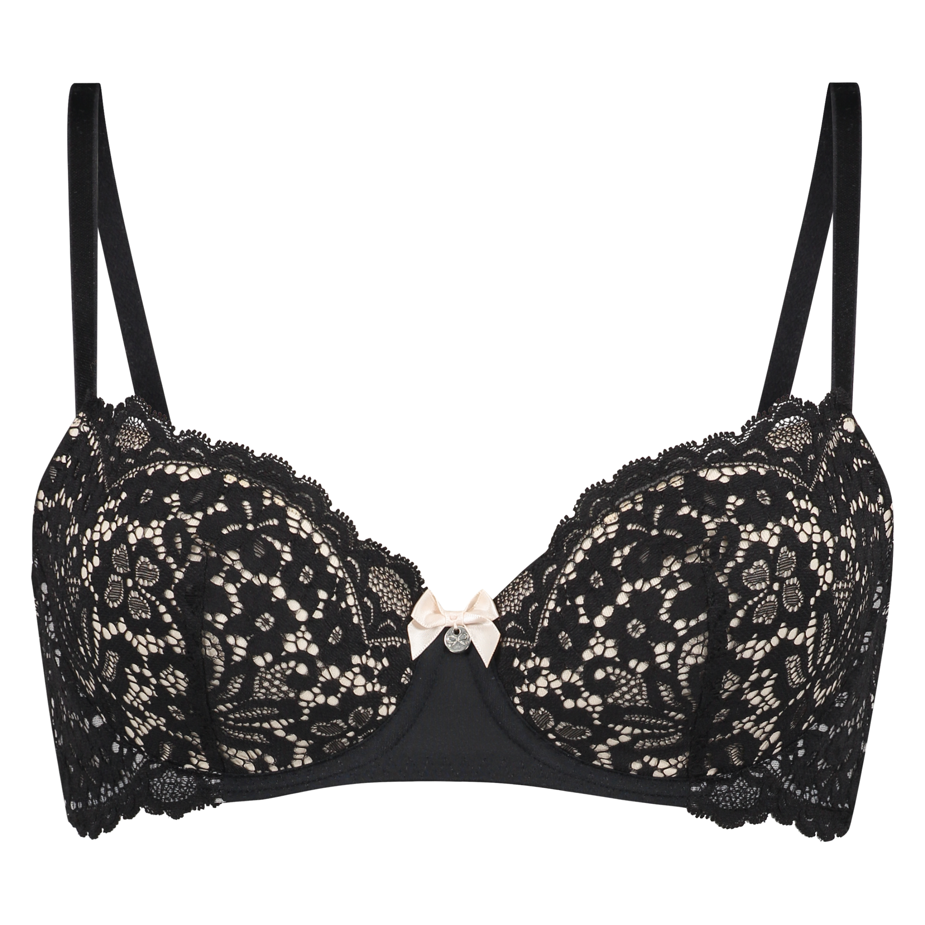Marina Padded Underwired Bra, Black, main