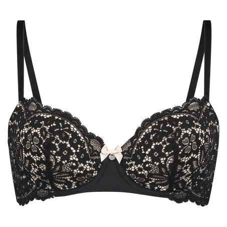 Marina Padded Underwired Bra, Black
