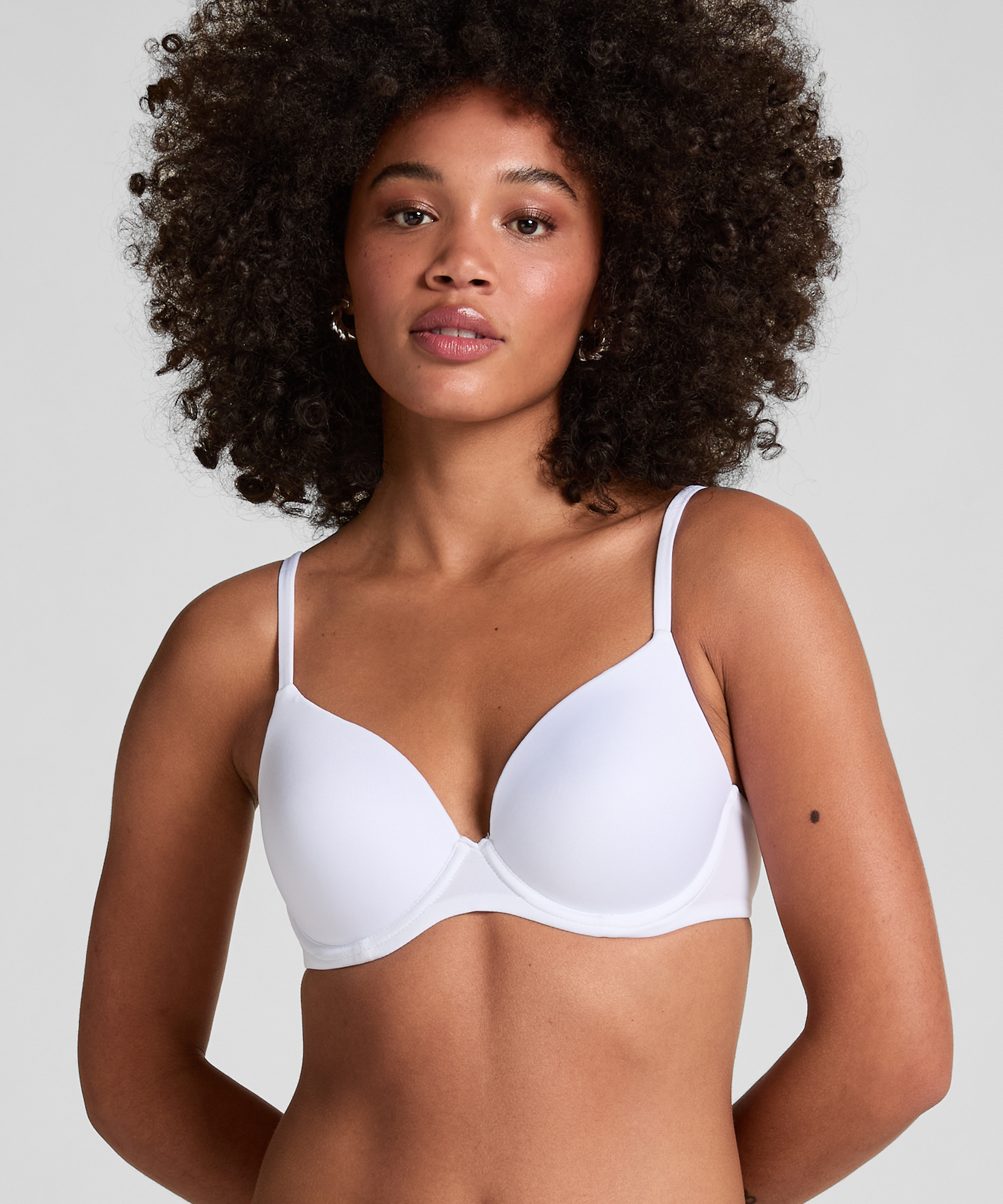 Super Soft Padded Underwired Bra, White, main