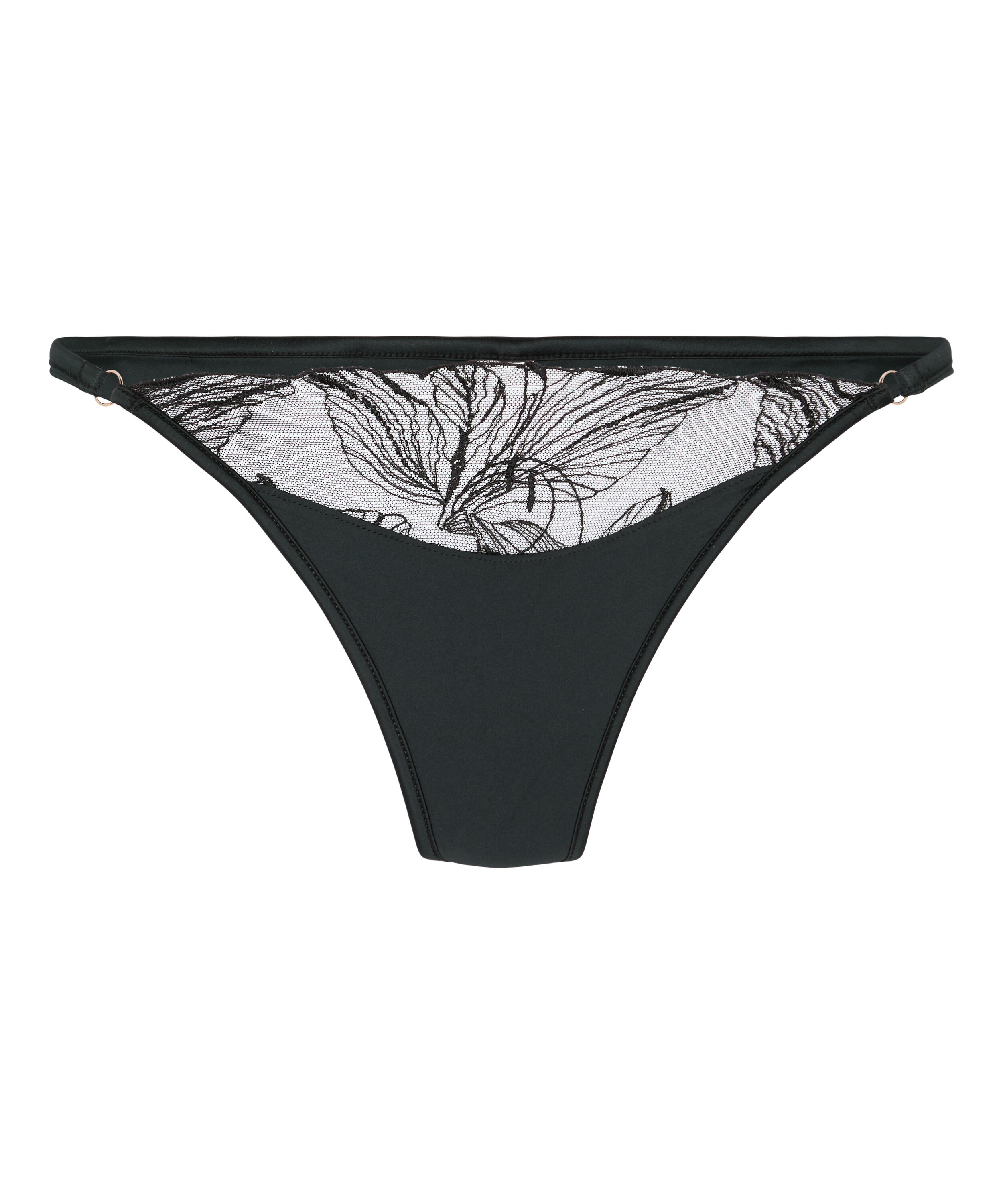 Highleg Thong Ellen, Black Highleg Thong Ellen, Black