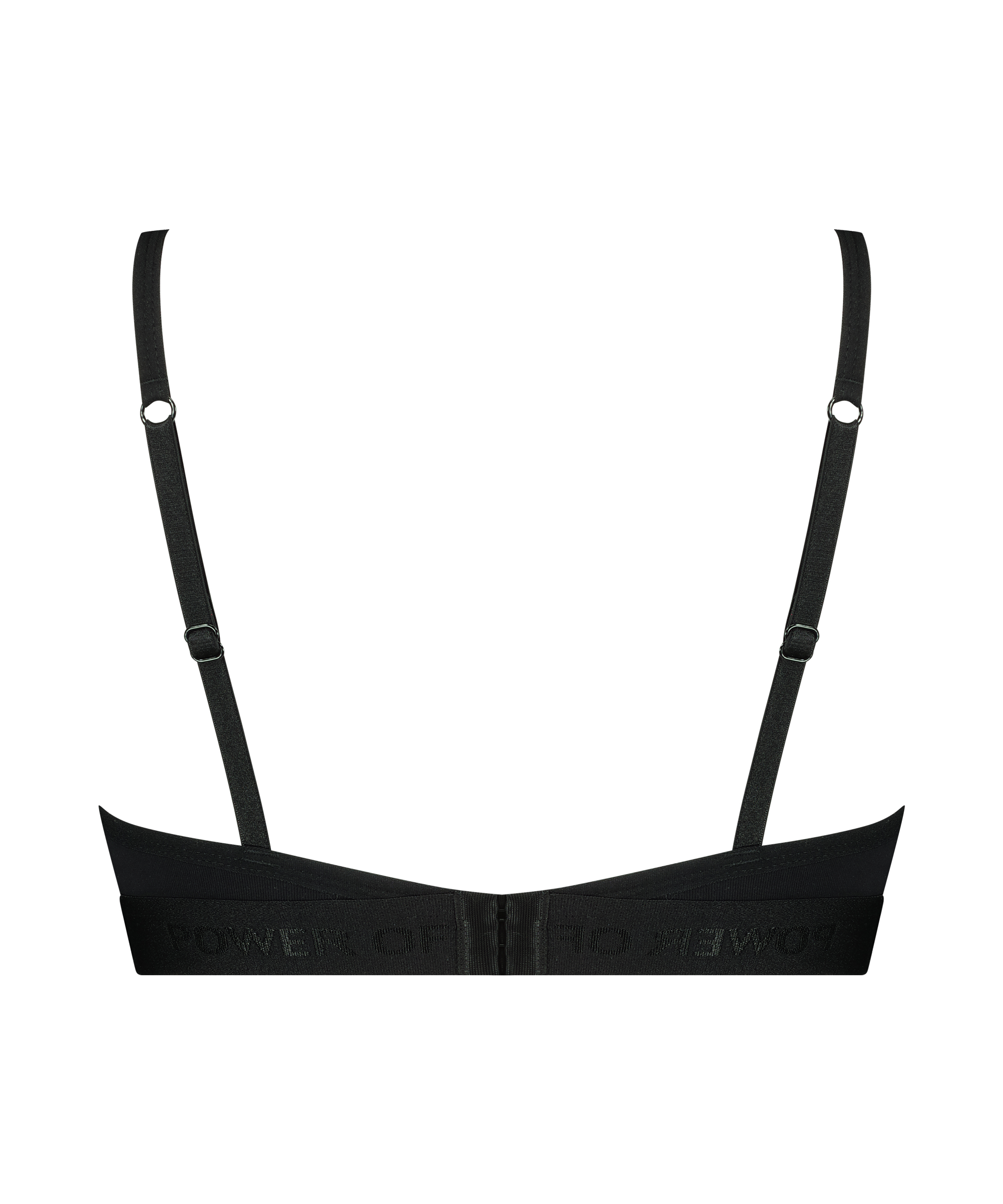 Cutie Triangle Bralette, Black, main