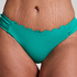 Scallop Rio Bikini Bottoms, Green