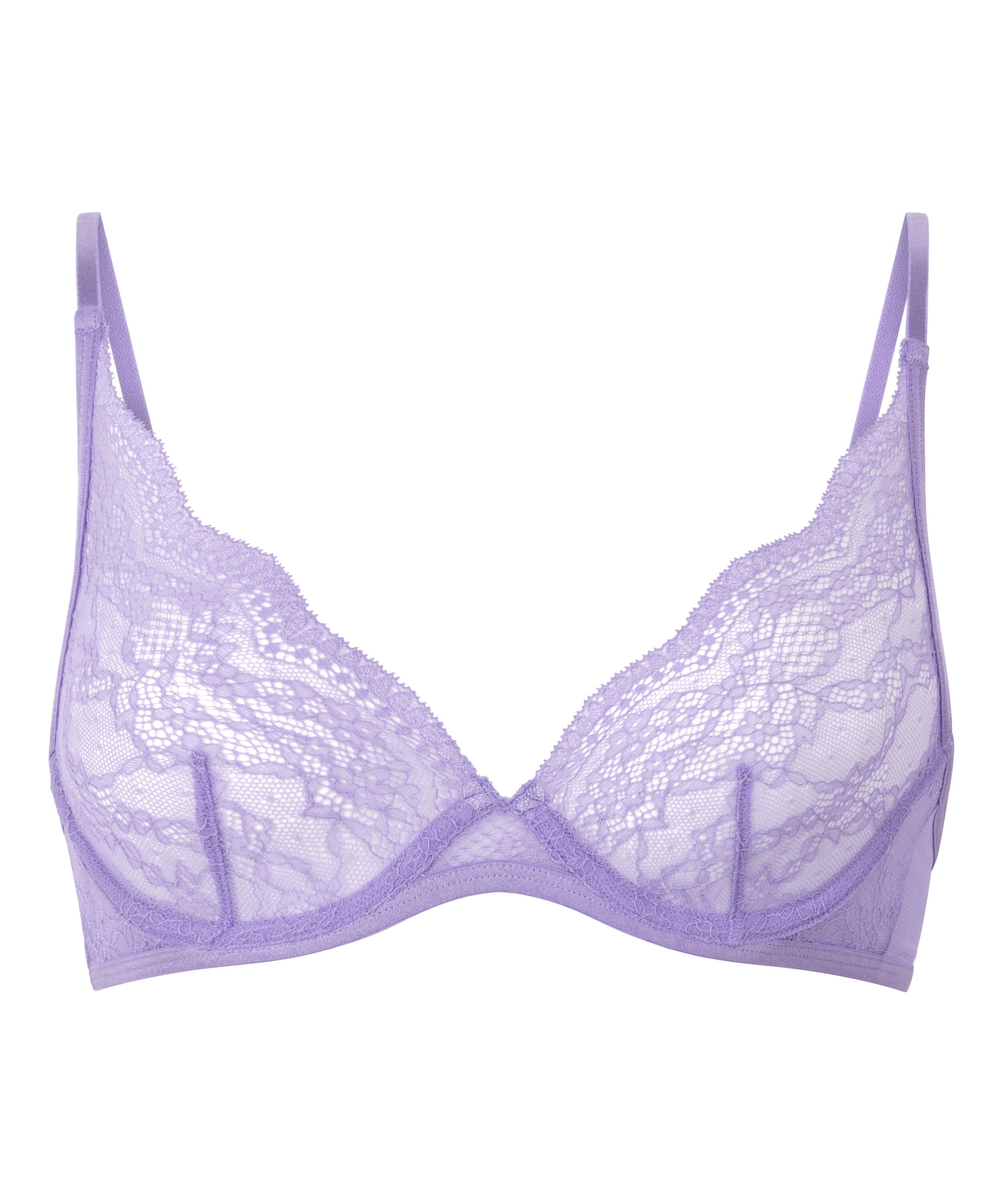 Isabelle Non-Padded Underwired Bra, Purple