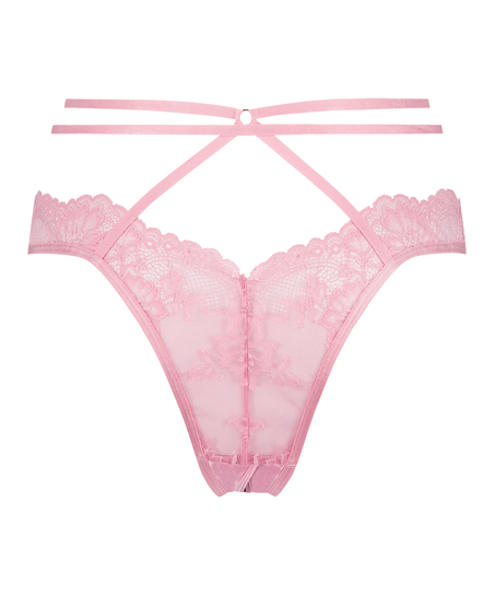 Roxanne Open Crotch Brazilian, Pink