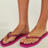 Zebra flipflops, Pink