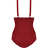 Scallop swimsuit, Red