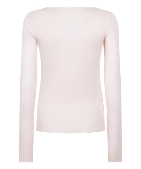 super soft Boatneck shirt with Cashmere, Pink
