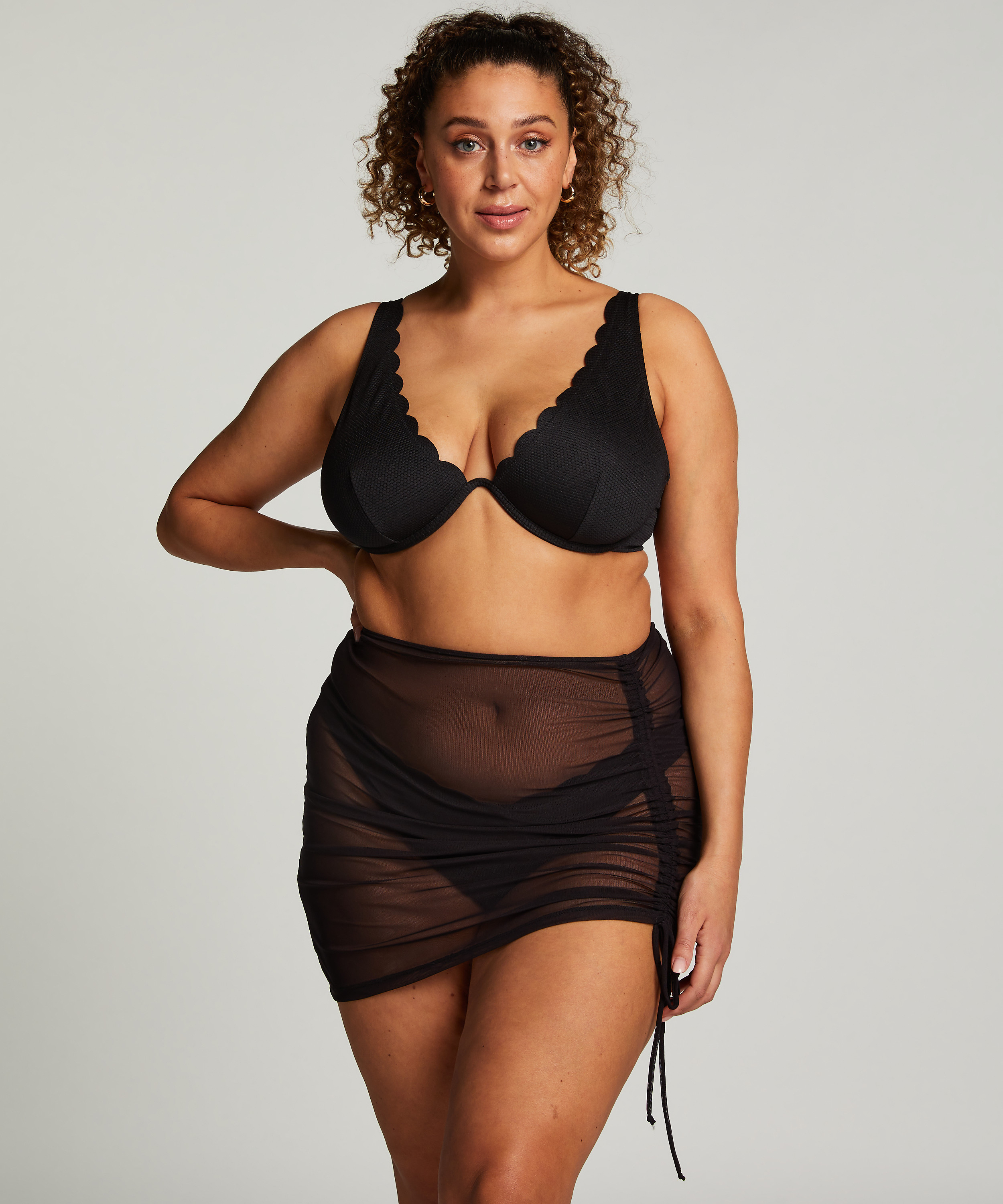 Beach Skirt, Black, main