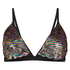 Pride triangle bikini top, Black