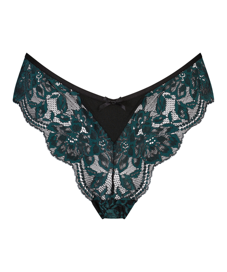 Leona High Leg Brasilian, Black