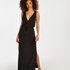 Jersey beach dress, Black