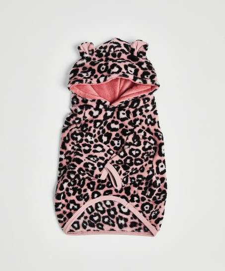 Dog's Fleece Onesie, Pink