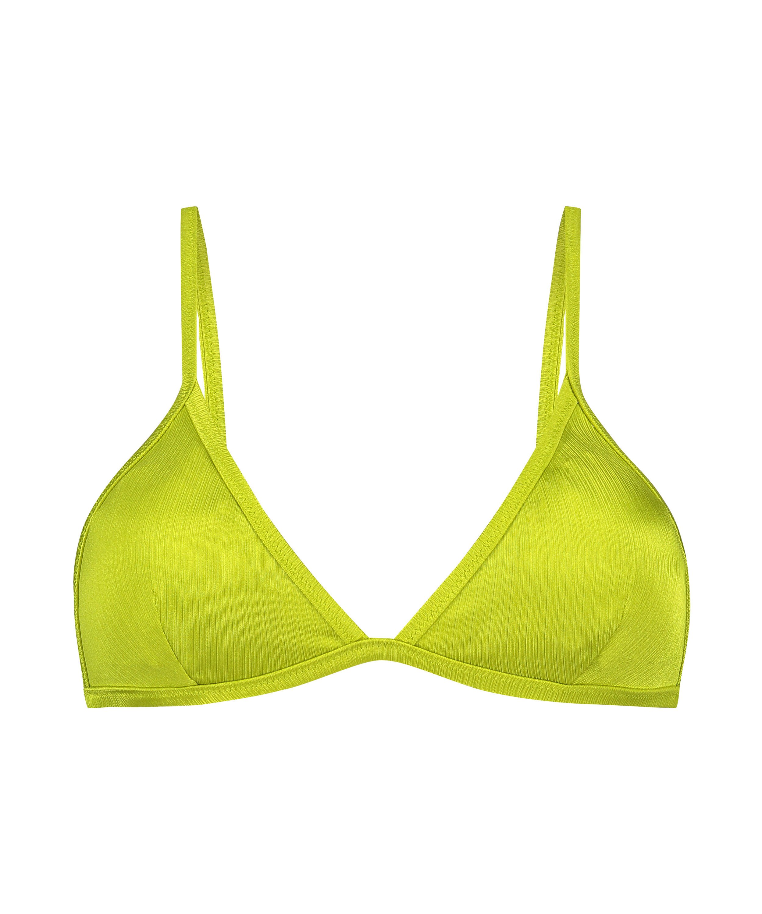 Luna Triangle Bikini Top, Green