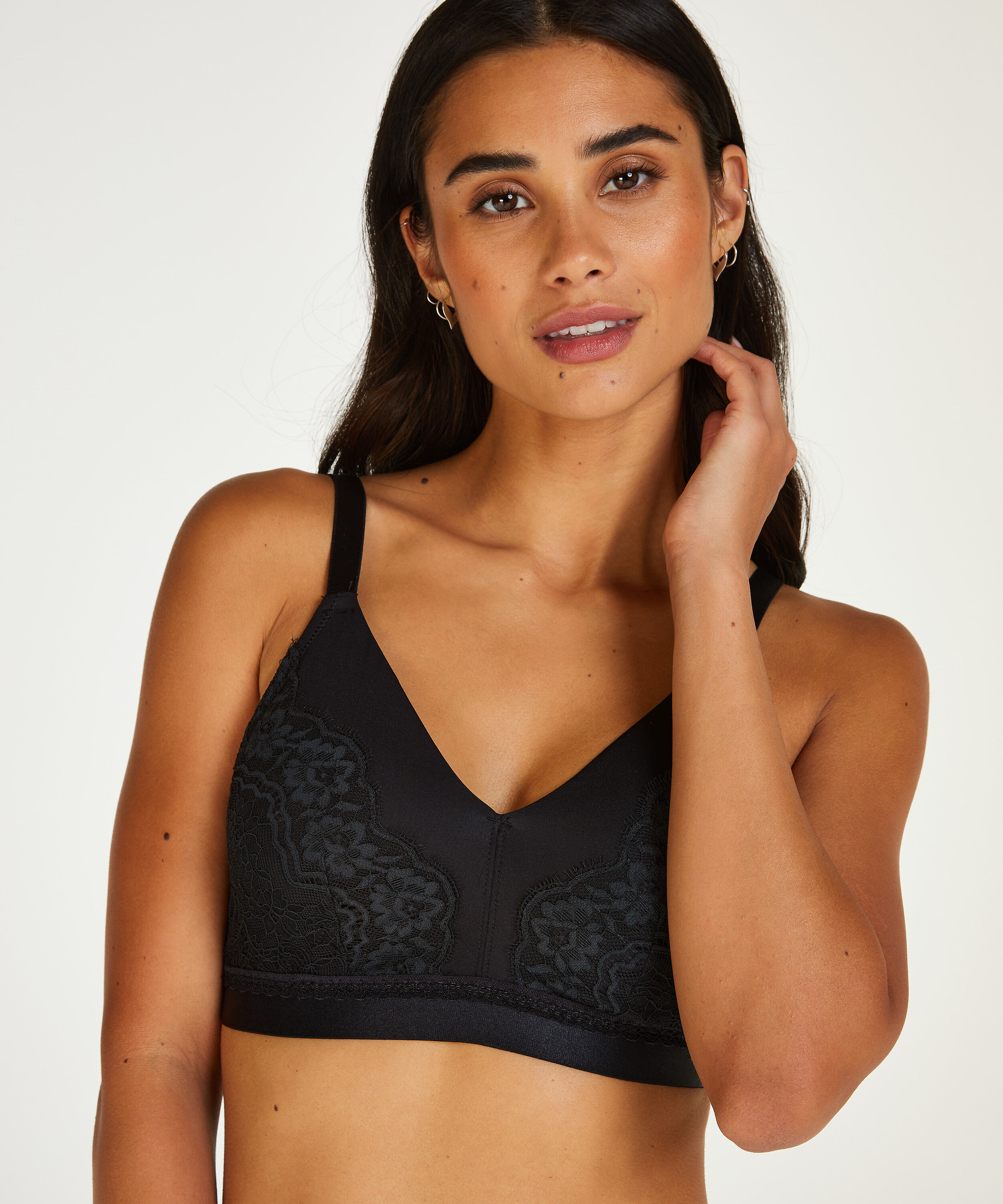 Erica prosthetic underwireless bra, Black