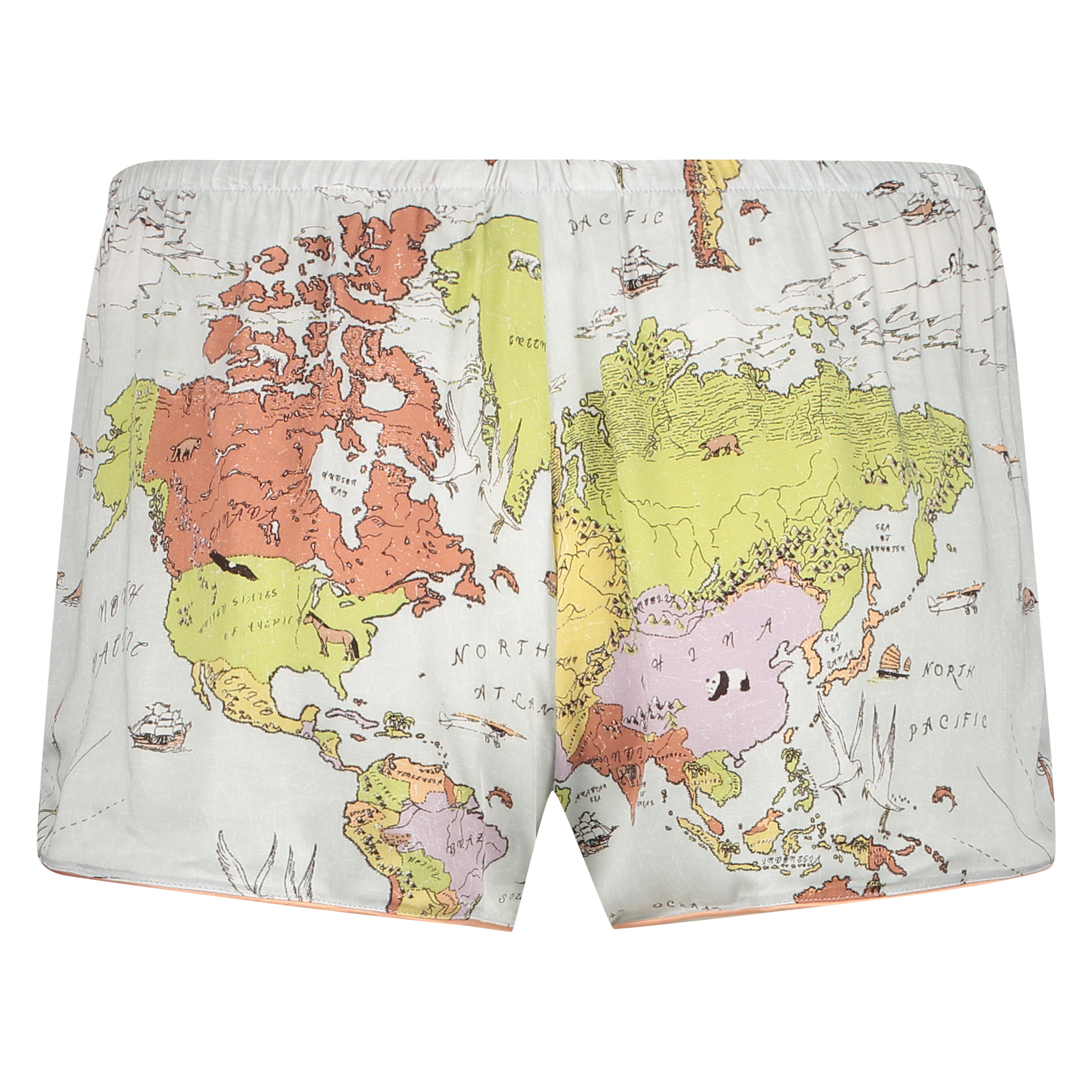 Pyjama Shorts, Blue, main