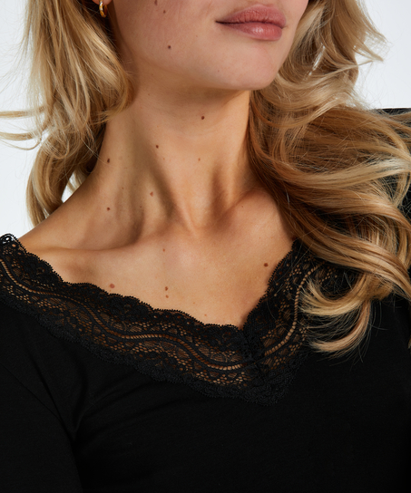 Pyjama set Daisy, Black