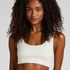 Dianne Scoop Bralette, White