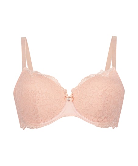 Marine Padded Underwired Bra, Pink