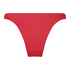Luxe High-Leg Bikini Bottoms, Red