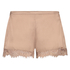 Scallop Lace silk pyjama shorts, Pink