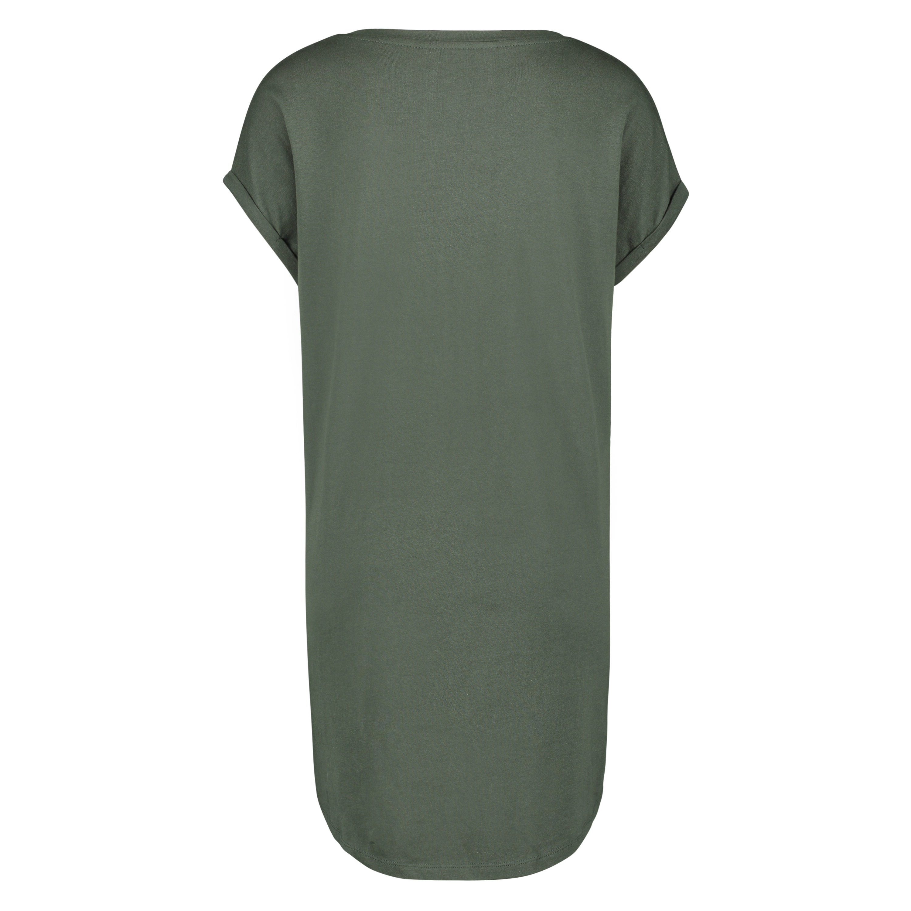 Round Neck Nightshirt, Green, main