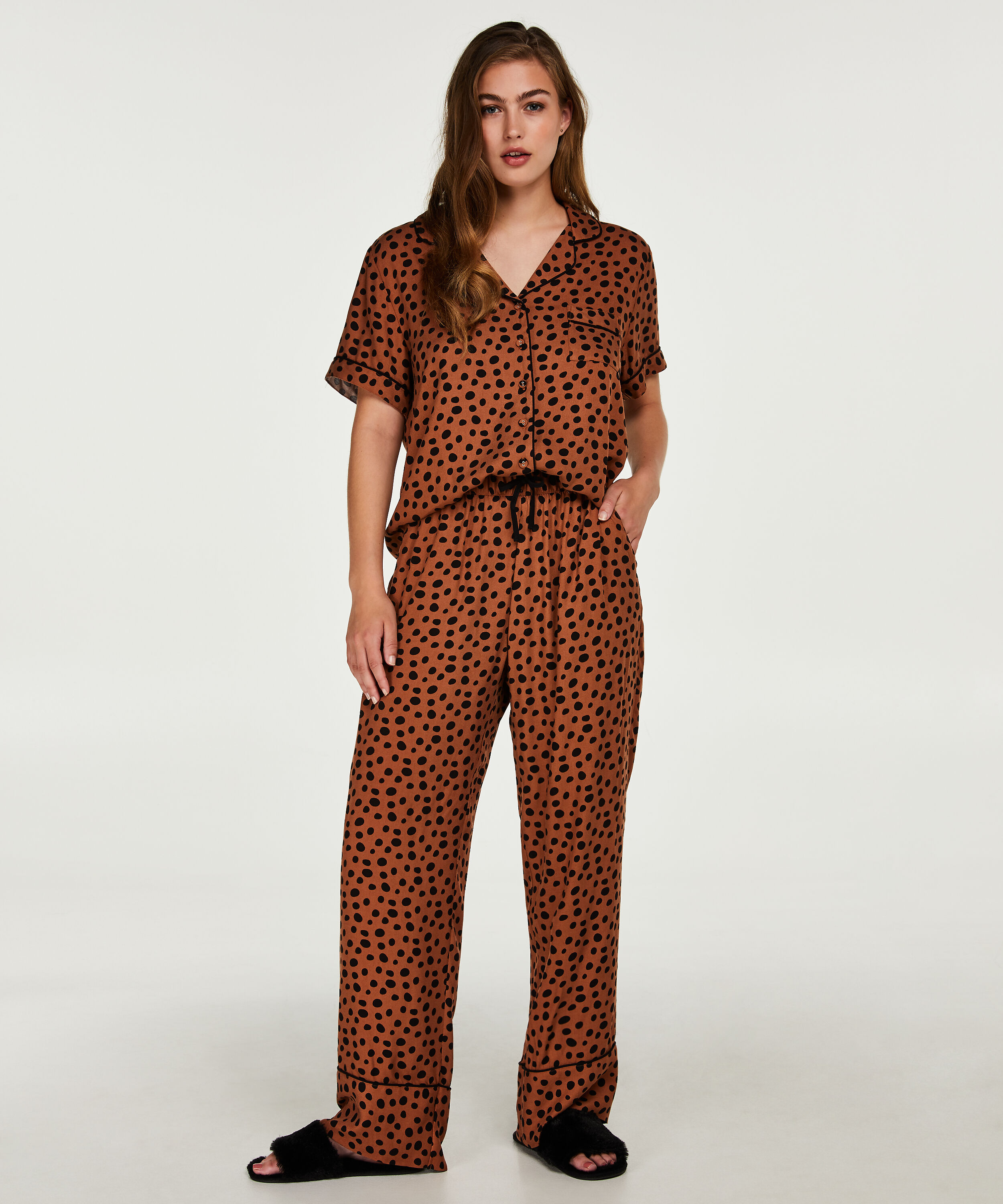 Pyjama pants, Brown