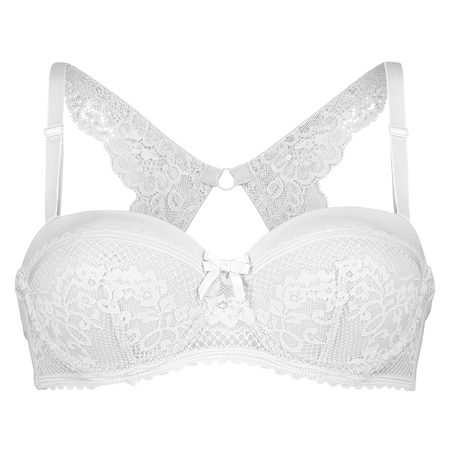 Lace Back Detail, White