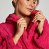 Fleece Bathrobe, Pink