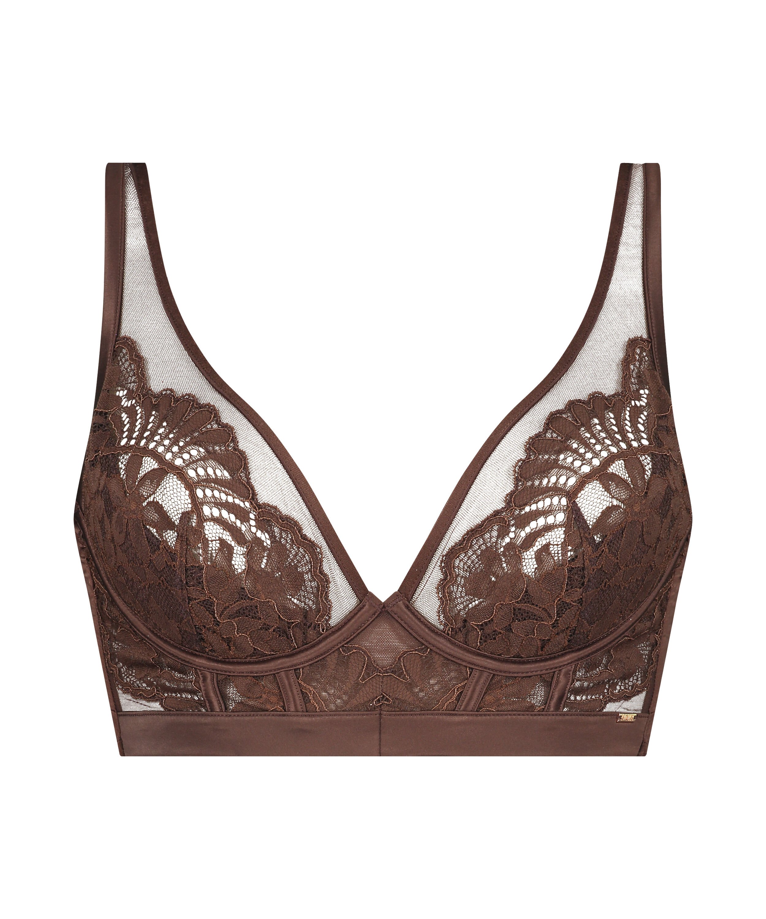Indigo Non-Padded Underwired Bra, Brown